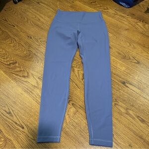 Lululemon Blue High-Waisted Leggings size 10 sports yoga run